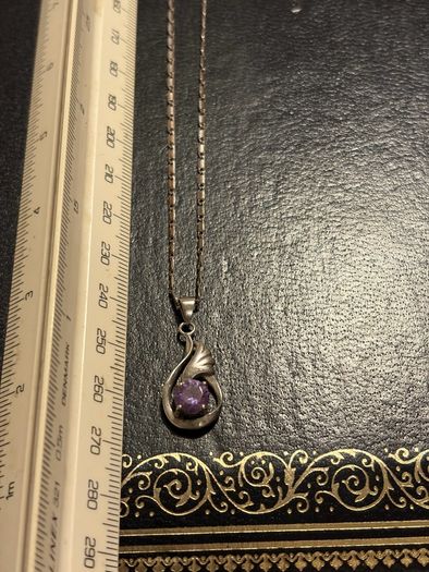 silver necklace