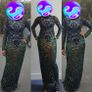ASOS RED CARPET Mermaid Embellished Long Sleeve Maxi Evening Dress Image 4