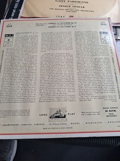 His Masters voice antique classical LP