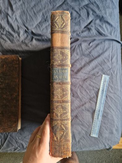 1711 Journals of Parliament Book. Huge Folio Size.