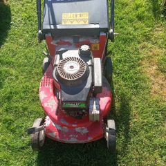 Harry petrol lawnmower seh