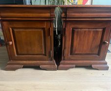 antique bedside lockers