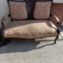 edwardian /victorion parlour settee Image 3