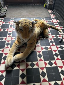 Large soft tiger toy