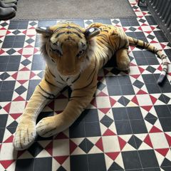 Large soft tiger toy