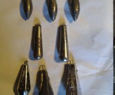 Deep sea fishing sinkers