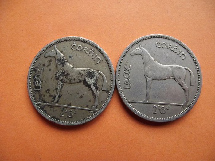 Irish Half Crown at your choice in range (1951-1967)