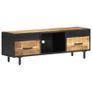 TV Cabinet 120x30x40 cm Rough Mango Wood Image 8