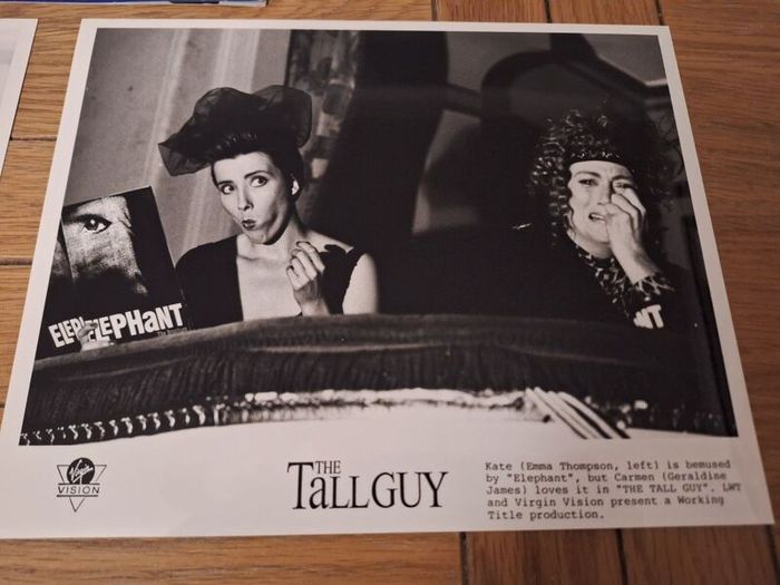 1989 The Tall Guy Press Kit Jeff Goldblum, Rowan Atkinson & Emma Thompson