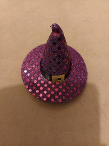 Holographic halloween hair clip