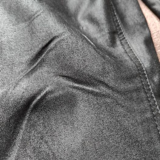 Black Leather look jeans