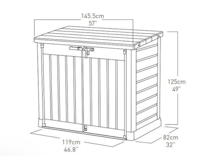 keter storage parts 1200l