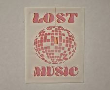 Lost in Music Canvas Poster