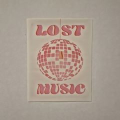 Lost in Music Canvas Poster