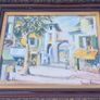 Large vintage painting in an old frame Image 5