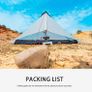 2021 New Version 230cm 3F UL GEAR Lanshan 1 Ultralight Camping 3/4 Season 15D Silnylon Rodless Tent Image 3