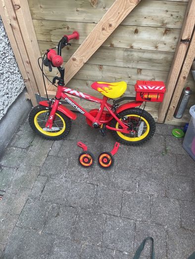fireman bike with stabilisers