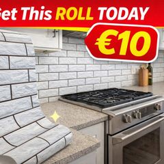 White Tile Self Adhesive Roll