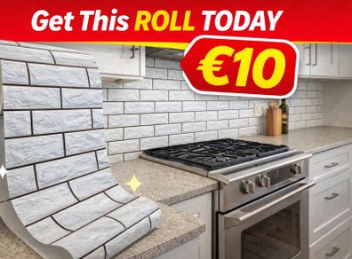 White Tile Self Adhesive Roll