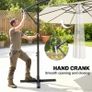 3M Umbrella Parasol Cream White Image 6