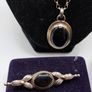 Black onyx sterling silver set Image 2