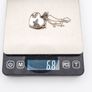 Reversible Marcasite And Mother Of Pearl Silver Necklace Image 8