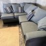 Grey corner sofa with matching scatter cushions Image 6