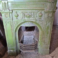 Three 1900's castiron fireplaces