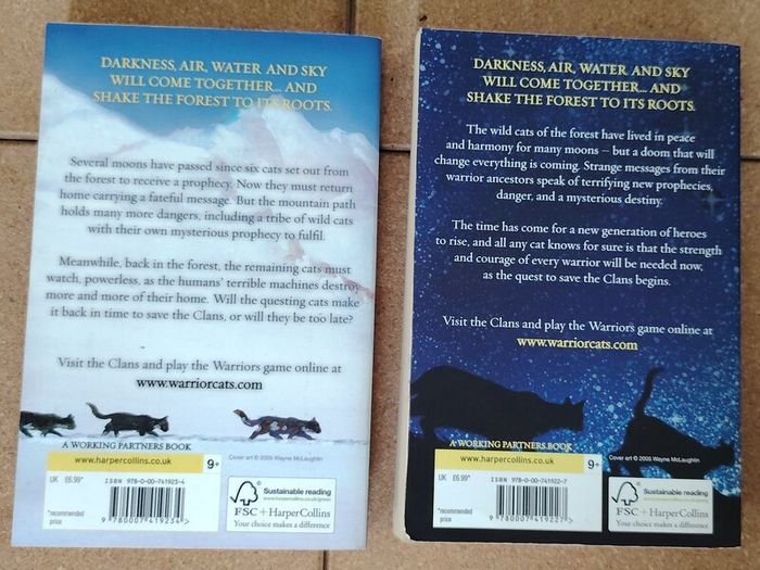 Warriors The New Prophecy - Moonrise /Midnight