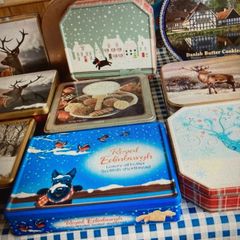 Collection of Old Tin Boxes. (13)