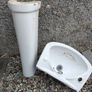 Small sink and pedestal Image 3