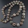 Ancient Burmese Pumtek Pyu Petrified Wood Beads Necklace Image 10
