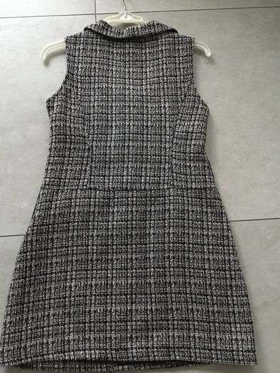 Ladies black and white tweed tunic dress. Size 10