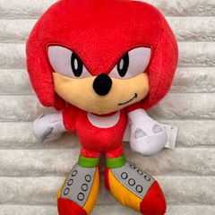 Sonic The Hedgehog Knuckles Plush Soft approx. 20 cm. Used Please see photos