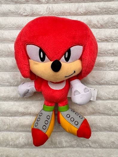 Sonic The Hedgehog Knuckles Plush Soft approx. 20 cm. Used Please see photos