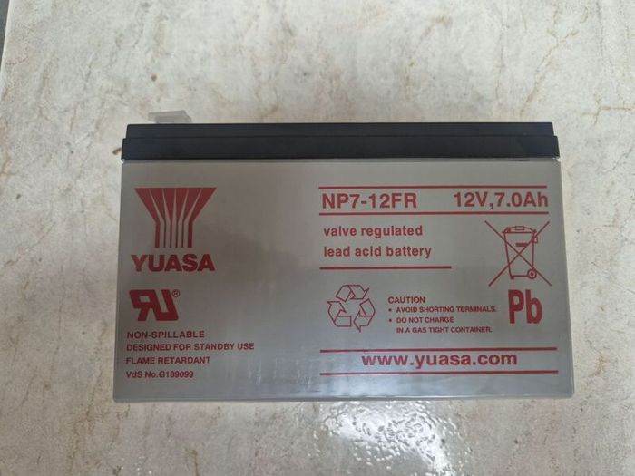 Intruder alarm panel Battery 12 v 7 amp Brand new yuasa alarm battery