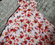 Floral Maxi Dress with Tulle Underskirt