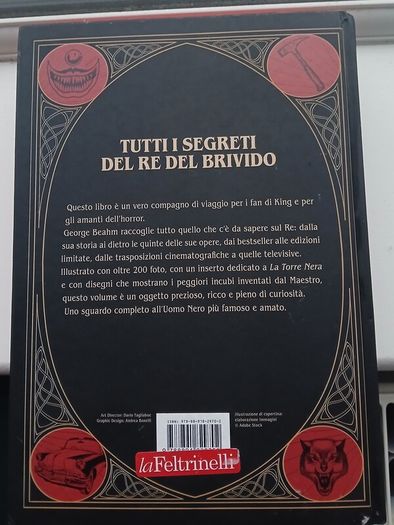 Il grande libro di Stephen King George Beahm Italian Hardback Mondadori 2021