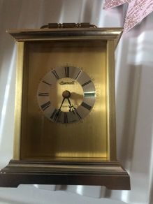 Vintage President Quartz Brass Carriage Clock