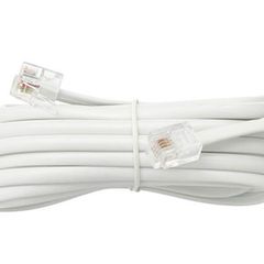 New RJ11 2m 4-Core ADSL Broadband Modem Router Telephone Fax Lead Cable #983