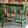 solid oak dining table Image 2