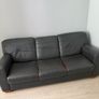 Real Leather 3 seater and 1 seater Image 3