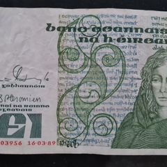 Ireland 1 pound Queen Medb 1989 Banknote