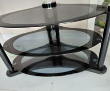 Glass TV stand