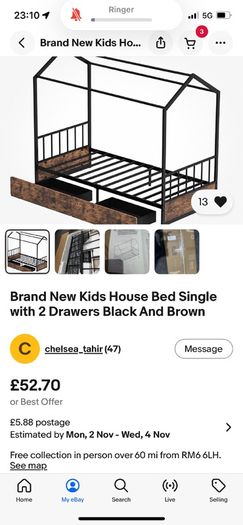 kids house bed