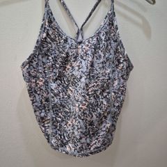 Sweaty Betty Print Strappy Top Sz Small f3