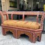Hand painted  20 century Moroccan bench Image 7