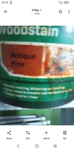 1. Litre.   Of.  Satin. Quick. Dry.  WOODSTAIN