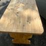 Antique yellow pine Refectory table Image 6