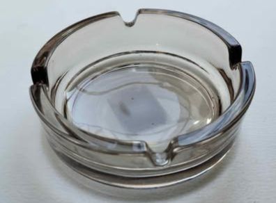 Glass ashtray